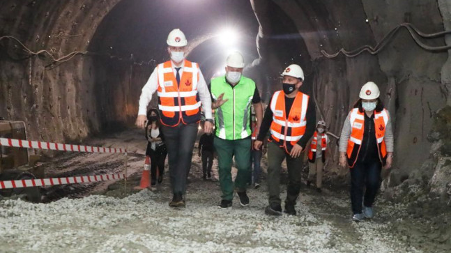 ÇEVRE Yolunu İnceleyen Vali Sonel;  “Çevre Yolundaki Tünelde Işığı Gördüm”