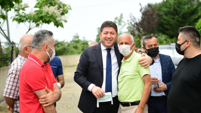  CUMA SOHBETLERİNDE VATANDAŞLARLA BULUŞAN BAŞKAN TÖREN:  “VARLIK SEBEBİMİZ İNSANA HİZMET, ÖTESİNDE HÜRMET”