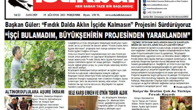 19.08.2021 PERŞEMBE