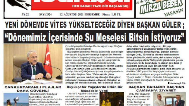 12.08.2021 PERŞEMBE