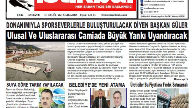 15.08.2021 ÇARŞAMBA