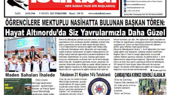 09.09.2021 PERŞEMBE