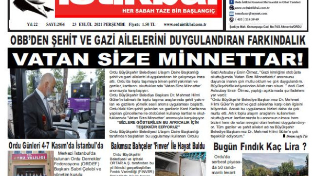 23.09.2021 PERŞEMBE