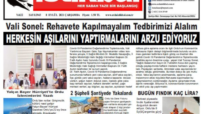 08.09.2021 ÇARŞAMBA