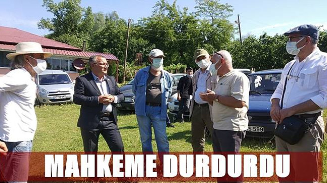 Mahkeme Taş Ocağını Durdurdu