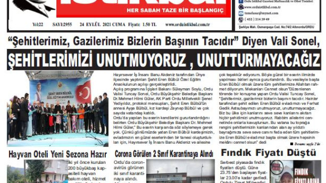 24.09.2021 CUMA