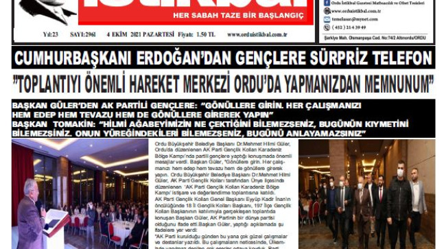 04.10.2021 PAZARTESİ