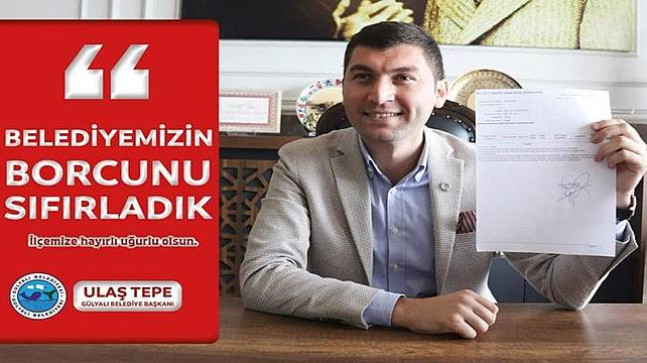 Gülyalı Belediyesi borcunu sıfırladı