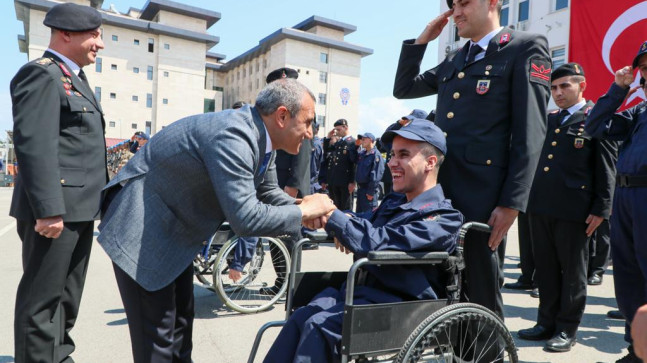 Engeli Olan Bireylerimiz Askerlik Sevincini Yaşadı