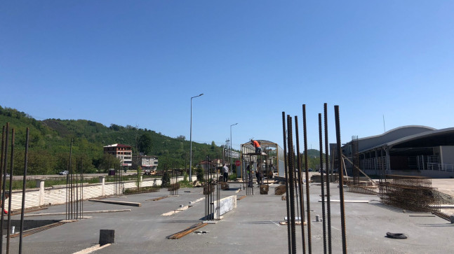 KAZ KESİM TESİSİ ÇALIŞMALARI SÜRÜYOR