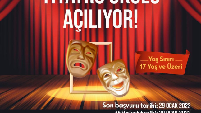 OBBKT’DE ‘TİYATRO OKULU’ AÇILIYOR