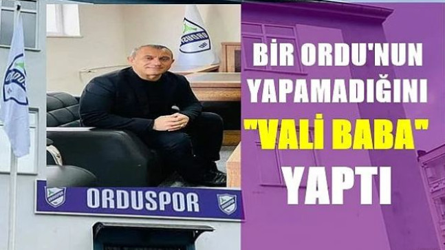 Efsane Orduspor “Vali Baba” ile sahalara geri döndü