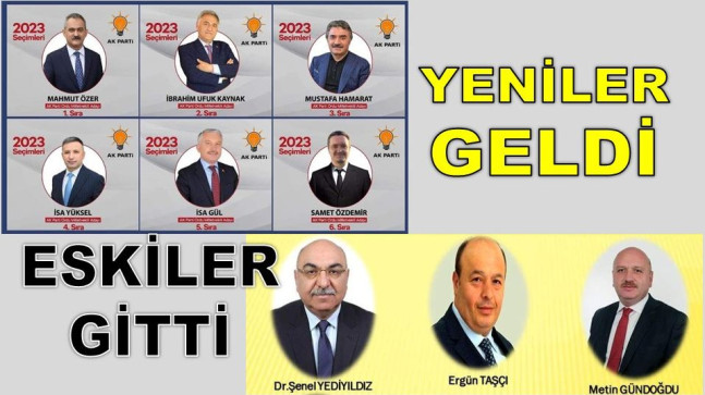 AK PARTİ ORDU’DA LİSTEYİ TAMAMEN YENİLEDİ