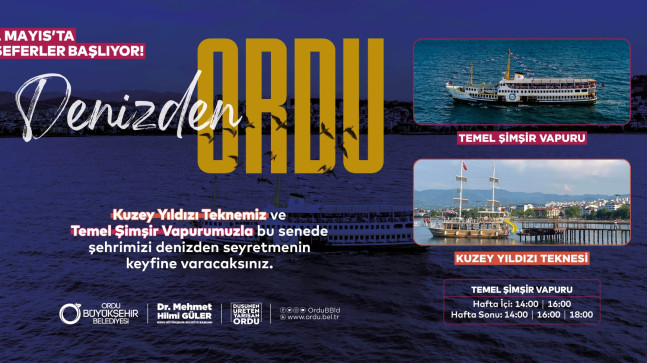 Ordu’yu denizden seyretmeye hazır mısın ?