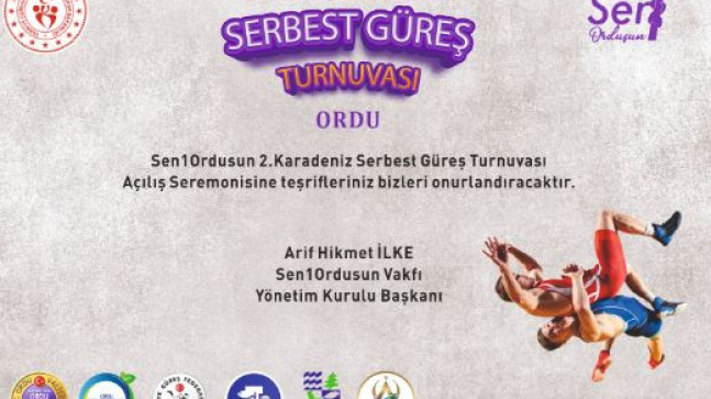 2. KARADENİZ SERBEST GÜREŞ TURNUVASI BAŞLIYOR