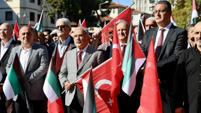 ORDU FİLİSTİN İÇİN TEK YÜREK OLDU