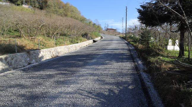 PERŞEMBE-BOĞAZCIK YOLU ASFALTLANDI