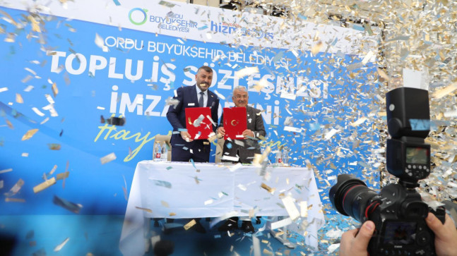 BÜYÜKŞEHİR İŞÇİSİ BAYRAM EDİYOR