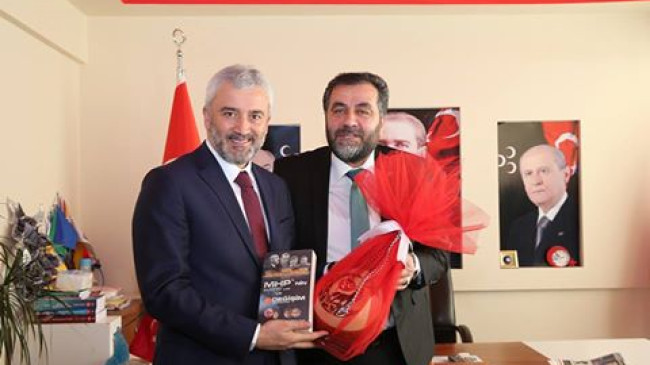 BAŞKAN YILMAZ MHP’DEYDİ