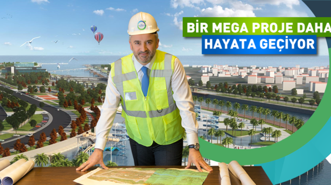 BİR MEGA PROJEDE DAHA İLK KAZMA VURULDU ÇÖP ALANINA MEGA PROJE