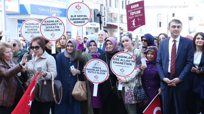 8 MART DÜNYA KADINLAR GÜNÜNDE KONUŞAN YILMAZ: KADIN VE ERKEK BİR ELMANIN YARISIDIR”