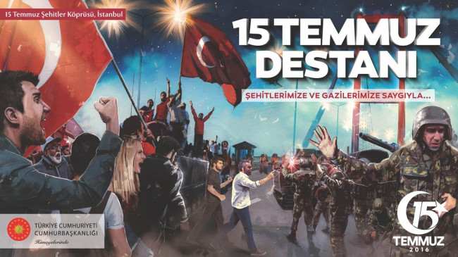 15 TEMMUZ ŞEHİTLERİ ETKİNLİKLERİ BAŞLIYOR “TÜRK BAYRAĞI VE ATATÜRK POSTERİ”