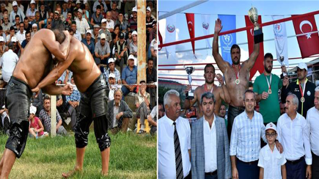 RECEP KARA’DAN BİR BAŞPEHLİVANLIK DAHA 