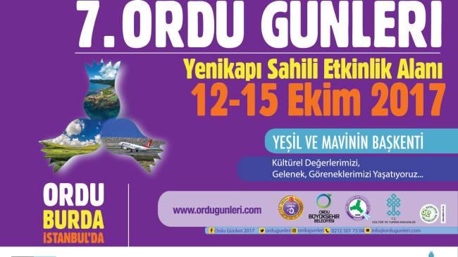 7. ORDU TANITIM GÜNLERİ YARIN BAŞLIYOR YENİKAPI’DA ORDU RÜZGARI ESECEK