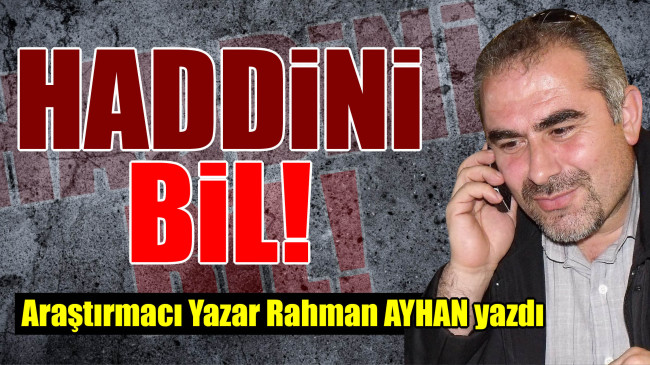 Araştırmacı /Yazar Rahman AYHAN OBB Başkanı Enver Yılmaz’ı yazmış…