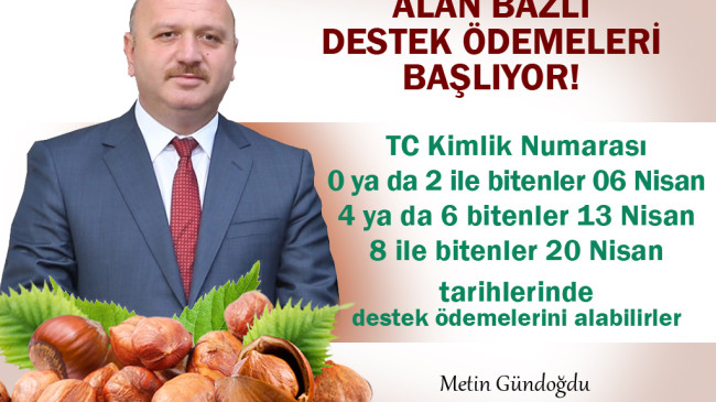 GÜNDOĞDU’DAN ÜRETİCİLERE MÜJDE VAR DESTEK PARALARI YARIN ÖDENMEYE BAŞLIYOR