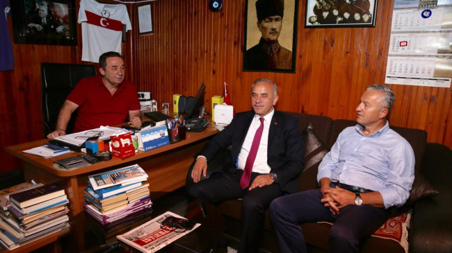 TEKİNTAŞ VE ŞAŞMAZ’DAN GAZETEMİZE ZİYARET