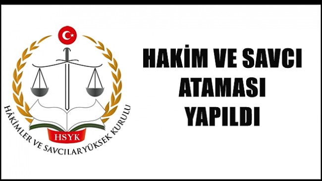 ORDU’YA HAKİM SAVCI ATAMASI
