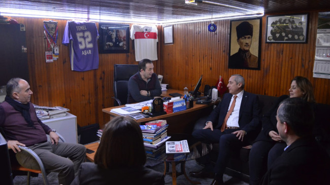 YILMAZ’DAN GAZETEMİZE ZİYARET