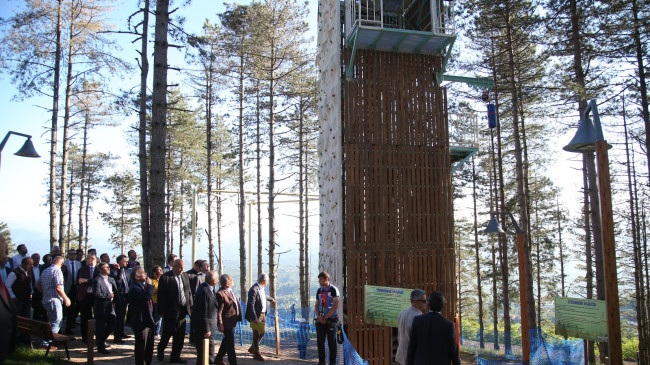 BOZTEPE’DEKİ ZİRVEDEKİ MACERA PARK HİZMET VERMEYE BAŞLADI MACERA PARK ADRENALİN MERKEZİ OLUYOR
