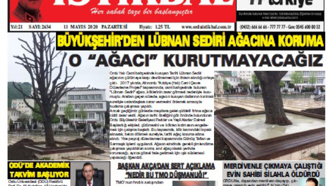 11 MAYIS 2020 PAZARTESİ