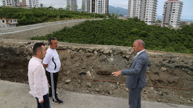 ALTERNATİF ÇEVRE YOLUNA HIZLI MÜDAHALE
