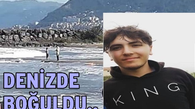 SERİNLEMEK İÇİN DENİZE GİRDİ BOĞULDU