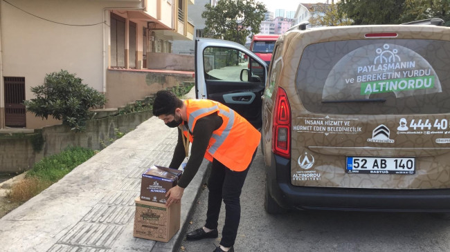 ALTINORDU KARANTİNADAKİ VATANDAŞLARI UNUTMUYOR