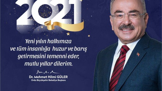 BAŞKAN DR. MEHMET HİLMİ GÜLER’İN YENİ YIL MESAJI: