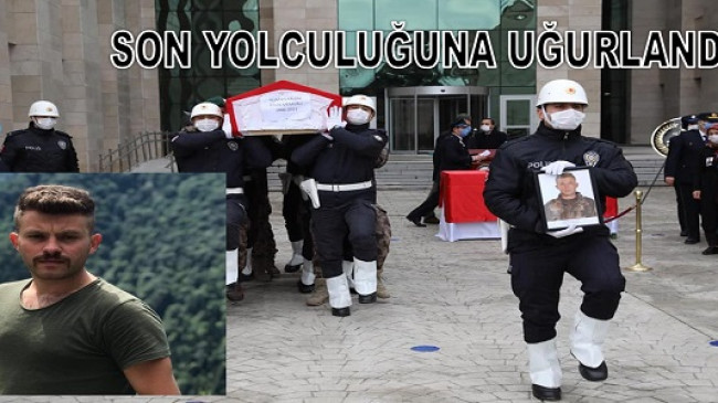 Polis Memuru Numan Kalem toprağa verildi