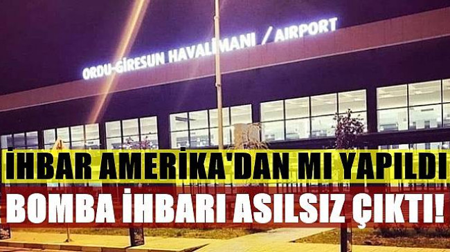 BOMBA İHBARININ ARKASINDAN “AŞK” ÇIKTI