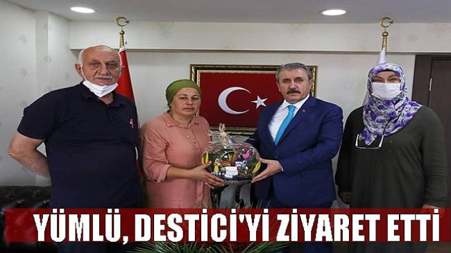 YÜMLÜ’DEN DESTİCİ’YE TEŞEKKÜR ZİYARETİ