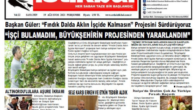 19.08.2021 PERŞEMBE