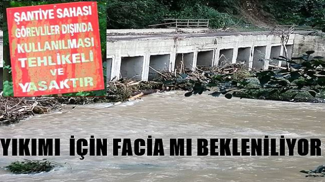 FACİA YAŞANMADAN YIKILMALI