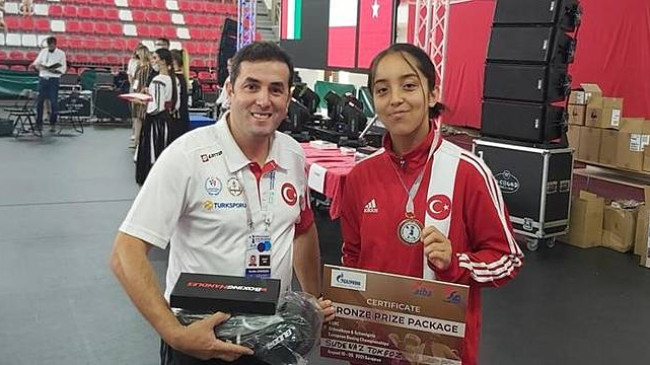 Ordulu Sudenaz Avrupa 3’üncüsü Oldu