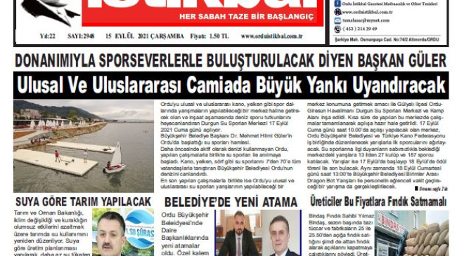 15.08.2021 ÇARŞAMBA