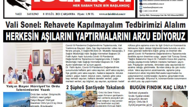 08.09.2021 ÇARŞAMBA