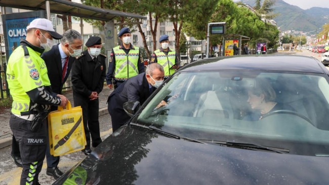 Vali Sonel, Trafik Ekipleriyle Birlikte Denetimde Bulundu