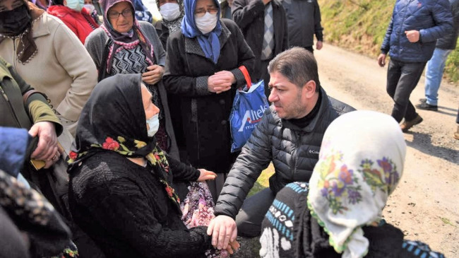 BAŞKAN TÖREN “VATANDAŞLARIMIZIN YANINDAYIZ YARALARI BİRLİKTE SARACAĞIZ”