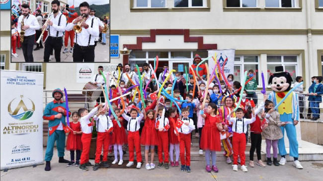 BAŞKAN TÖREN, “23 NİSAN COŞKUSUNU KÖY OKULLARIMIZDAN BAŞLATTIK”